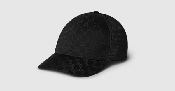 GG リップストップ ベースボールキャップ ・ブラック | GUCCI公式
