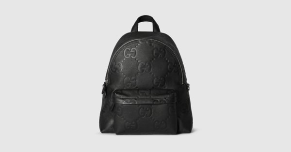 GG ミディアム バックパックブラック GGレザー | GUCCI公式 GG ミディアム バックパックブラック GGレザー | GUCCI公式