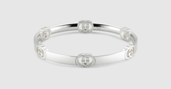 GUCCI Mint Interlocking GG Bracelet 925 Gucci Interlocking