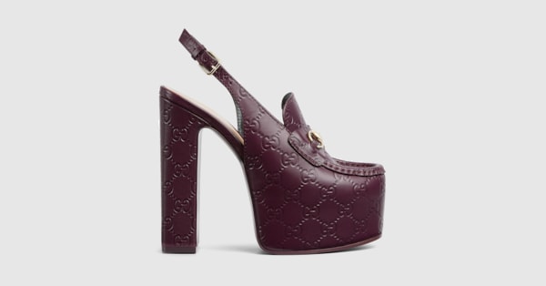 Mocassino con tacco gucci new arrivals