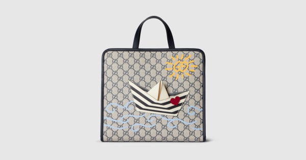 GUCCI キッズ スタートートバッグ New Auth Gucci Childrens Rainbow Stars mini Tote Handbag Bag