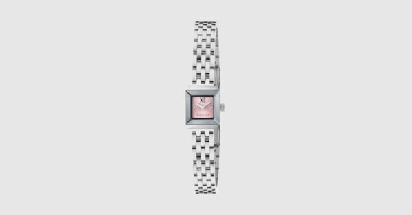Montre G-Frame, diamètre 14 x 18 mm en acier | GUCCI® FR