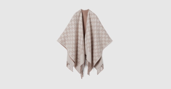 ★新作★GUCCI グッチ GG JACQUARD WOOL CAPE 8178313G200 817831_3G200_9165_004_100_0000