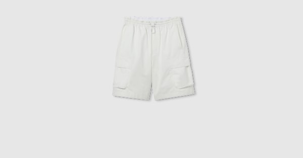 専用✳︎新品未使用限定GUCCIデニムショートパンツ22さくらんぼ ベビー〕GGデニム ショートパンツブルー＆アイボリー | GUCCI公式