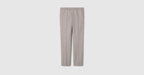 Gingham wool pants in multicolor | GUCCI® US