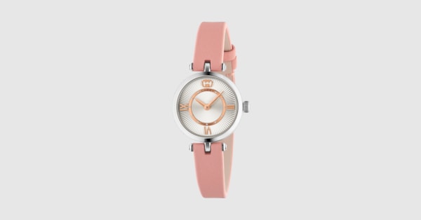 Model 2000 watch, 24mm in pink leather | GUCCI® US
