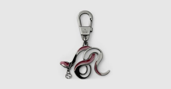 【極美品】GUCCI　シマ　GG　キーリング　ブラック　インターロッキング GUCCI - □新品□未使用□ GUCCI グッチ インターロッキングG