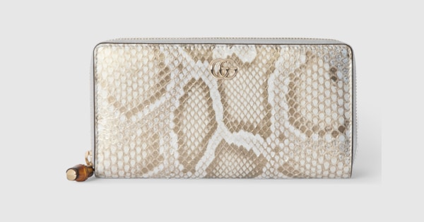 ✨️超希少品！✨️GUCCI バンブー×ホワイトパイソン 　ジップアラウンド 739499_EAA8J_8547_001_100_0014
