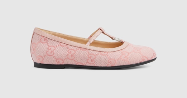 GG BALLET SUPER SLIM PASTEL PINK LAMBSKIN