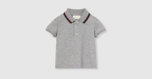 gypsohila ジプソフィア Polo Shirt Grey ZV Cotton Stretch Polo