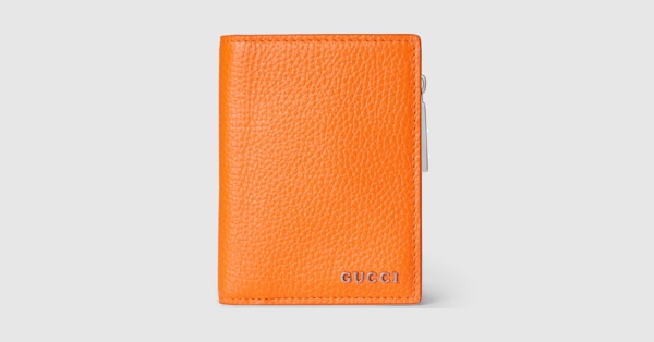 日本限定 コインウォレット ホワイト インテリア ・オレンジ レザー