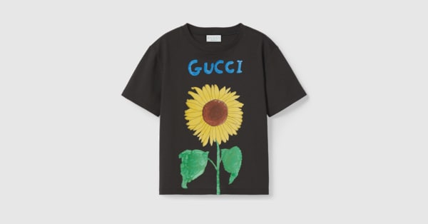 GUCCI チルドレン　Tシャツ　120 チルドレンズ〕プリント コットン Tシャツホワイト | GUCCI公式