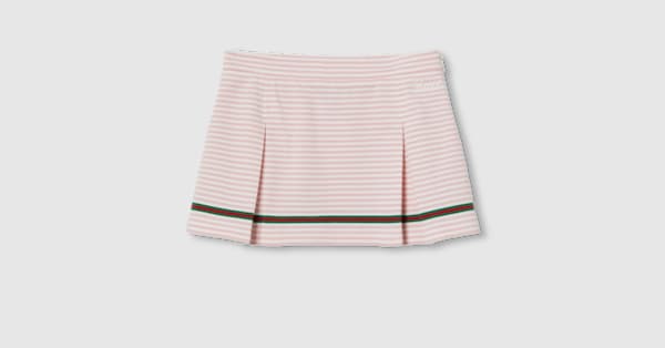 エンブロイダリークレープサイドタックスカート(S WHITE): BOTTOM