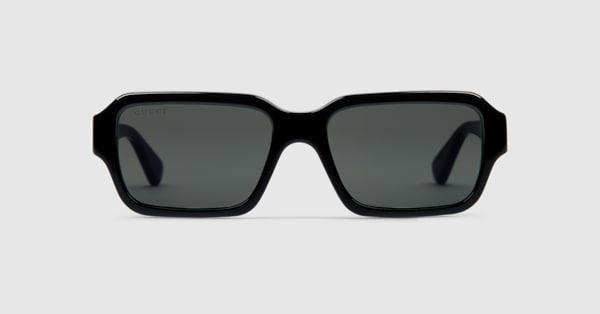GUCCI（803656J07401012） ブラックサングラス ユニセックス サングラス（アジアン フィット）ブラック アセテート | GUCCI公式