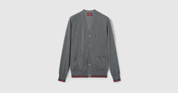 グッチ ガーディガン　GUCCI GUCCI - GUCCI GG柄 ウール ニットカーディガンの通販 by CYCLE