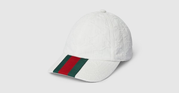 Cappellino da baseball bambino in tessuto GG in bianco GUCCI® IT