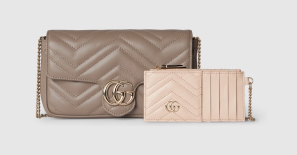 GGマーモント〕スモール ショルダーバッグトープ レザー | GUCCI公式