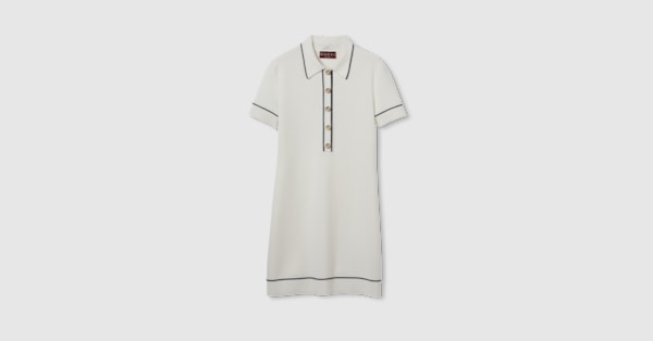 ワンピースその他 GUCCI White and blue wool polo dress GUCCI White and blue wool polo dress | TheDoubleF