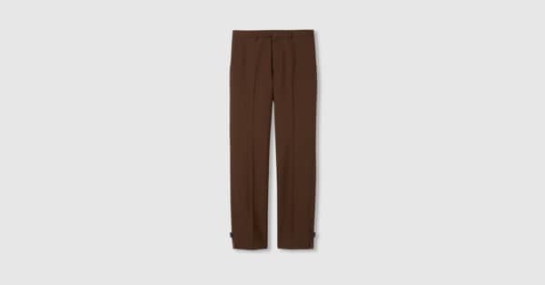 mkGUCCIグッチ　2020年　フレアスラックス　ブラウン　46 mk様専用GUCCIグッチ 2020年 フレアスラックス ブラウン 46
