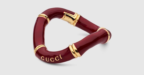 【超希少】BambooHosebit Bracelet / Gucci Gucci Bamboo Bracelet in Yellow Gold - YBA284730001016