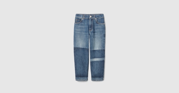 GUCCI デニムパンツ　10歳 Children's denim pants in blue | GUCCI® US