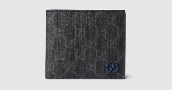 GG コインウォレット ブルー インテリア ・ブラック スプリーム
