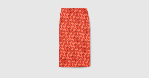 スカート GUCCI Women Skirts 832799 ORANGE 832901_ZAS9N_7033_001_100_0000