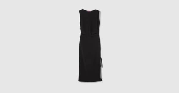 Gucci Women Black Crepe Dress