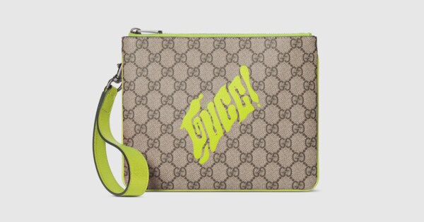 【GUCCI】POUCH◆792096FADJA GG Black small pouch in black GG Supreme | GUCCI® GR