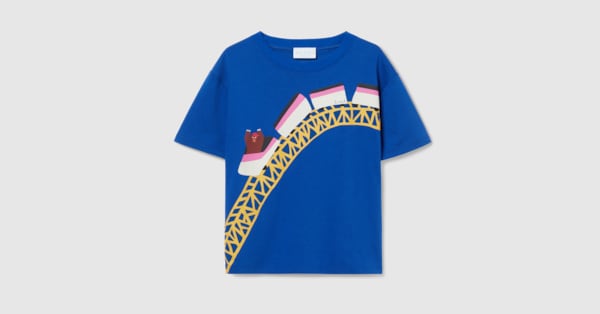 GUCCI 半袖 Tシャツ プリント チルドレンズ 10 XS 835230_XJHFL_4426_001_100_0000