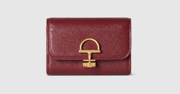 小物 Gucci card case Gucci BNIB Red Embossed Credit Card Case - Vintage Lux