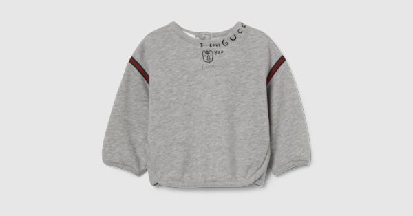 Gucci グレー ジップアップトレーナー 3歳 Gucci グレー ジップアップトレーナー 3歳
