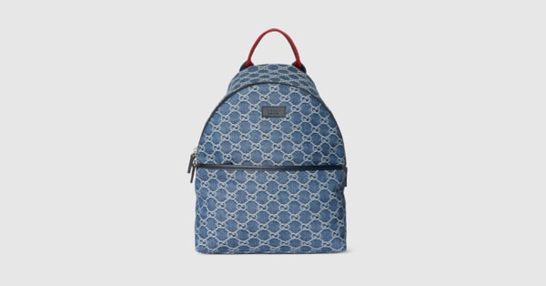 Gucci  Children\'s GG Denim Backpack Dark Grey 782708 Children main image 3
