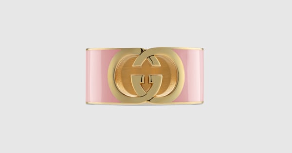 ★美品★グッチ　フラットシューズ　 インターロッキング　エナメル GUCCI マルチカラー エナメル インターロッキングG ブレスレット