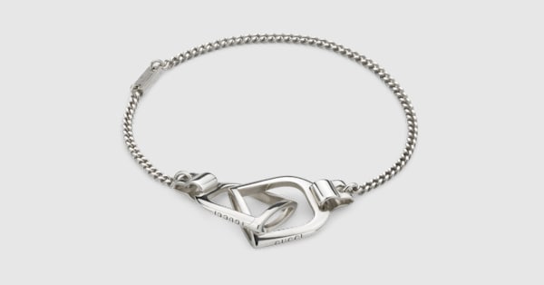 Gucci Staffa charm bracelet in 925 sterling silver | GUCCI® US