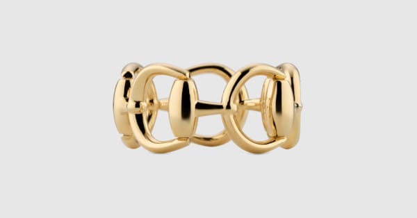 グッチ ホースビット〕18K リング18K イエローゴールド | GUCCI公式