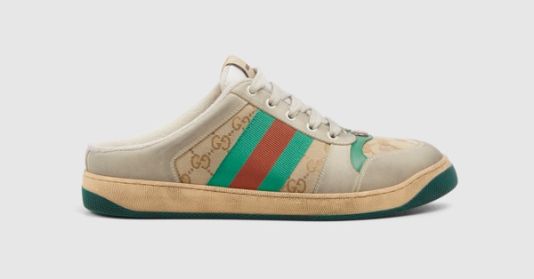 新品未使用GUCCI ベージュ レザー ミュール スクリーナー〕メンズ ミュール ・ベージュ レザー | GUCCI公式