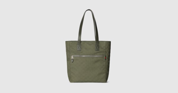GG canvas medium tote bag in forest green GG canvas | GUCCI® CA GG canvas medium tote bag in forest green GG canvas | GUCCI® CA