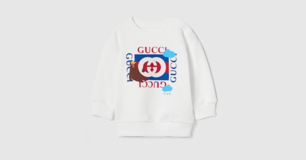GUCCI キッズ ロゴトレーナー 792071_XJHFE_9214_001_100_0000