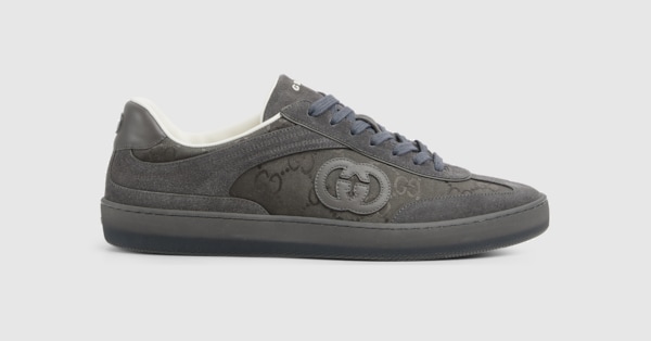 G75〕メンズ スニーカーグレー スエード | GUCCI公式