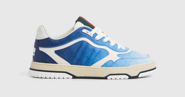 Men's Gucci Re-Web sneaker in gradient blue GG Supreme