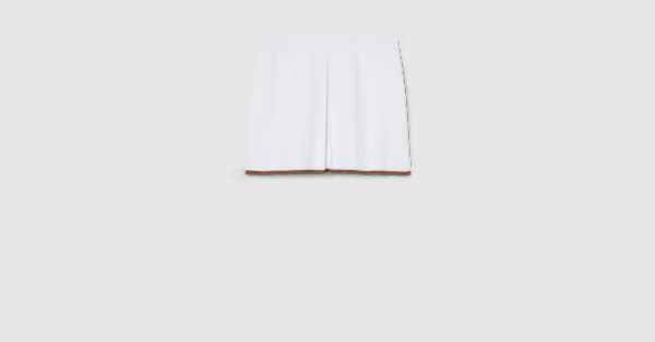 GUCCI グッチ ミニスカート オフホワイトx黄x赤 S 4103625E0149 L GUCCI(グッチ) ミニスカート(レディース) - 海外通販のBUYMA