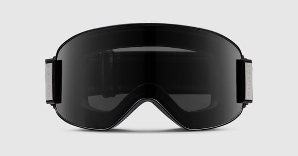 Mask-shaped sunglasses in black | GUCCI® US