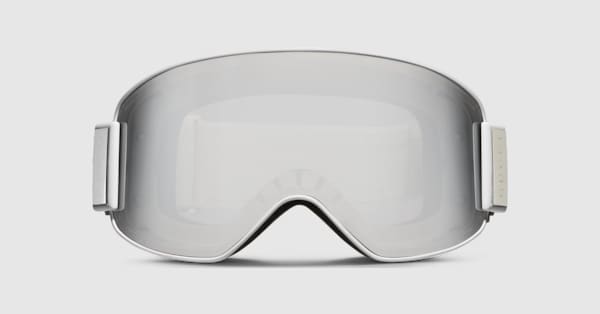 専用です 新品GUCCI GGロゴ イヤーマフ オフホワイト Mask-shaped sunglasses in white | GUCCI® US