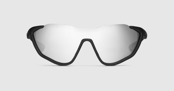 Mask-shaped sunglasses in black | GUCCI® US
