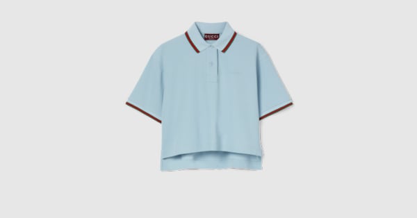 美品✨ GUCCI グッチ LOVELIGHT COTTON POLO TOP 805405_XJGXV_9250_002_100_0000