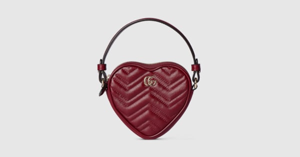 GUCCI ブラックレザー ボディバッグ ミニバッグ GGマーモント Gucci GGマーモント ショルダーバッグ ミニ | ブラック