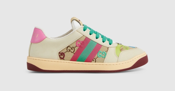 【送料&関税込】Gucci Screener Sneakers Women's Screener sneaker in butter leather | GUCCI® US