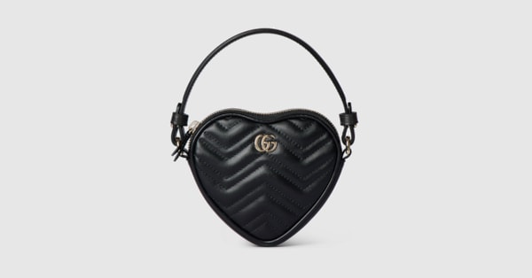 GGマーモント〕ミニバッグブラック レザー | GUCCI公式