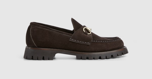 アンアン様【箱袋あり】GUCCIスエードブラウン ローファー サイズ7【完